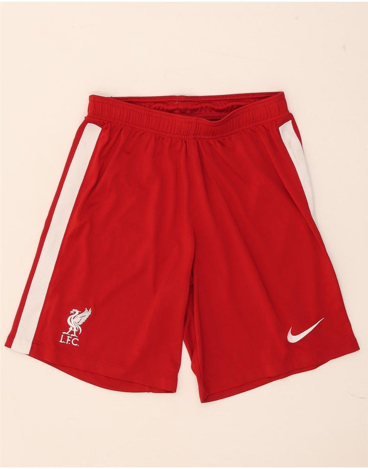 Nike Mens Liverpool Sport Shorts Medium Red Colourblock Polyester