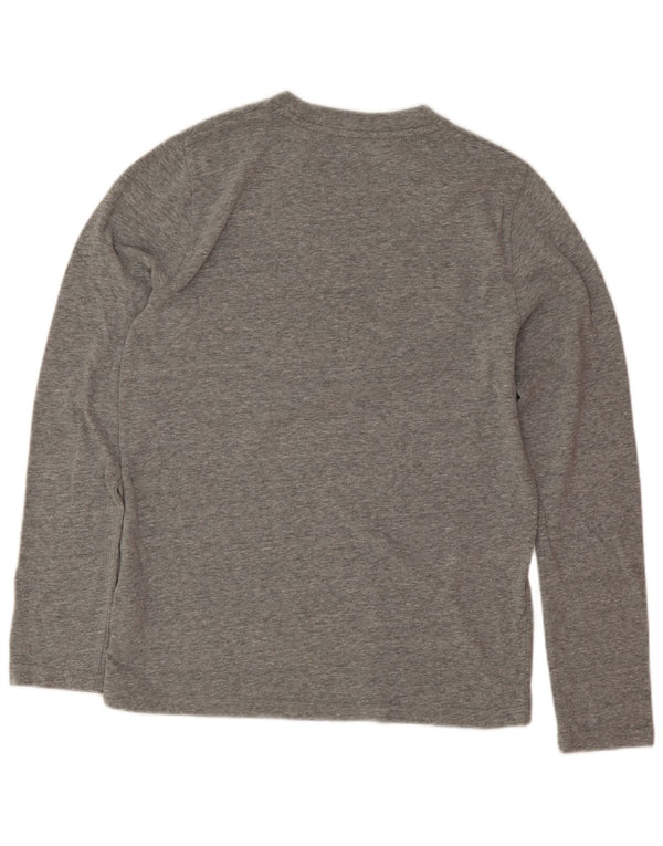 Abercrombie & Fitch Boys Grafisk Top Langærmet 11-12 år Grå Flecked