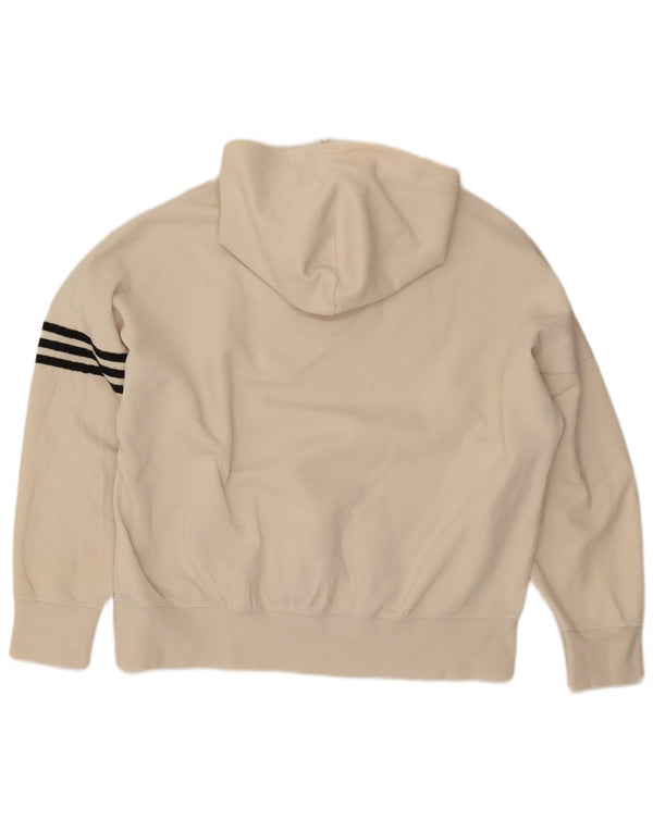 Adidas Jersey con capucha para hombre de algodón beige medio