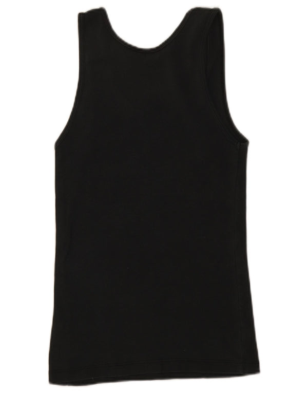 Topshop Γυναικείο Γιλέκο Top UK 10 Small Black Cotton