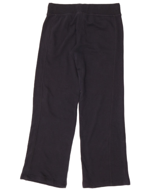 Puma Womens Wide Leg Tracksuit Trousers UK 18 XL Navy Blue Cotton