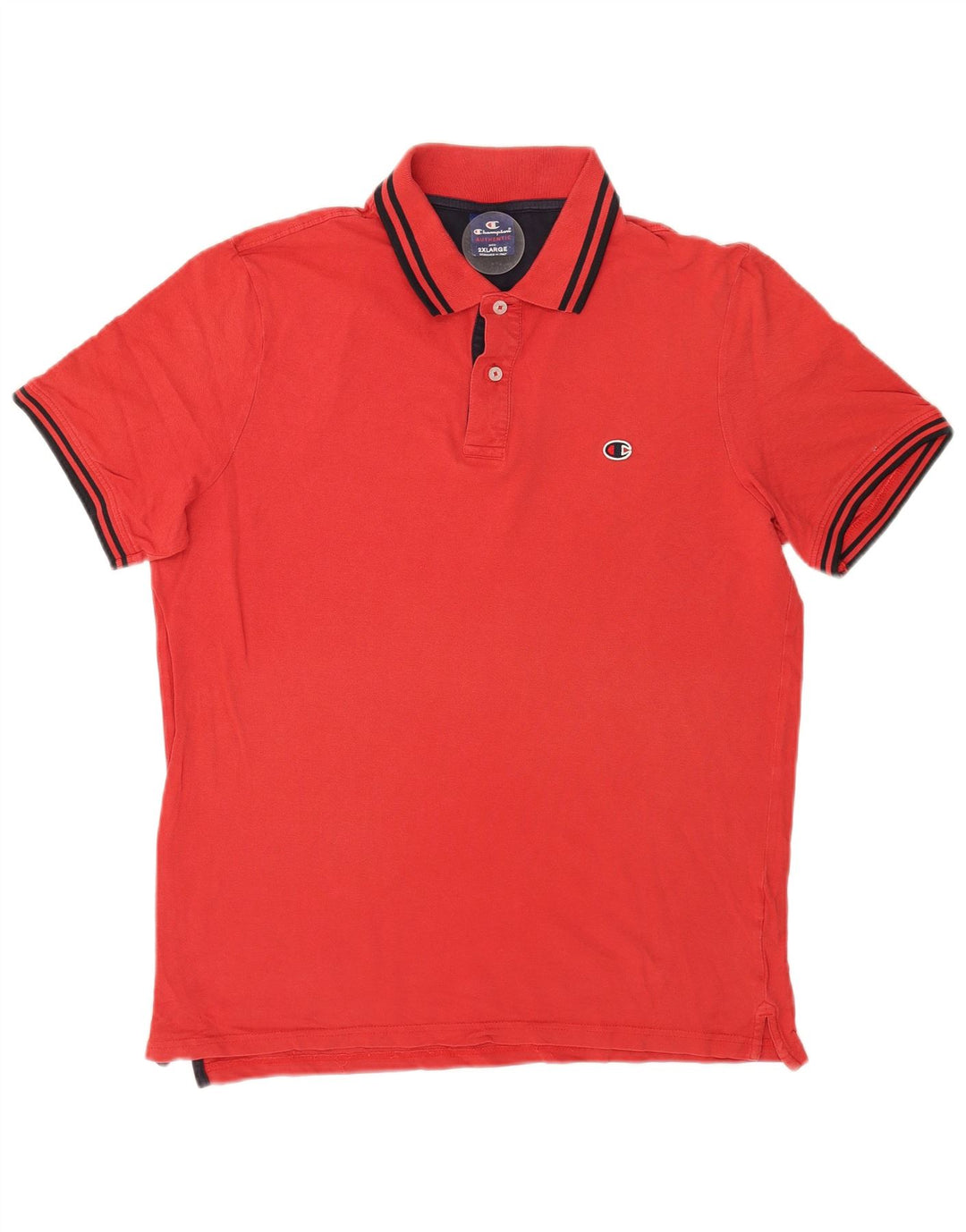 Champion Mens Polo Shirt 2XL Red