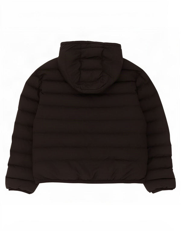 Nike Boys Hooded Padded Jacket 10-11 Years Medium Black Polyester