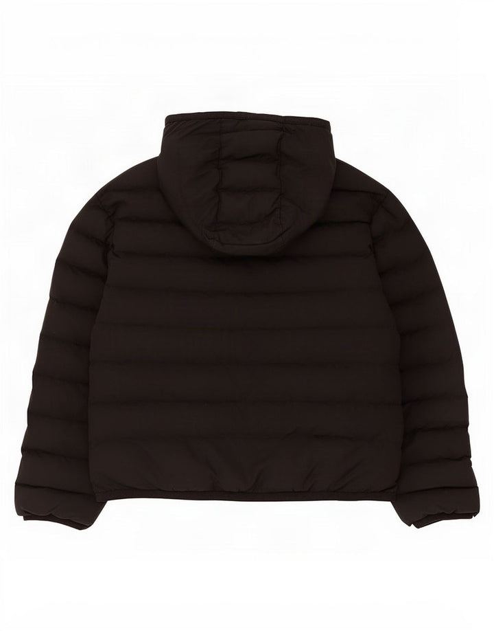 Nike Boys Hooded Padded Jacket 10-11 Years Medium Black Polyester