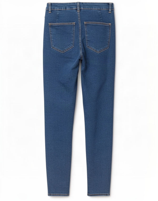Zara Damen Skinny Jeans EU 38 Small W28 L27 Blau