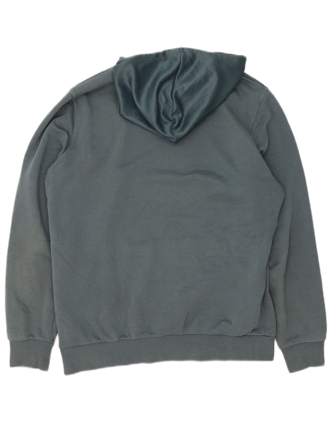Puma Mens Hoodie Jumper Medium Blue Cotton