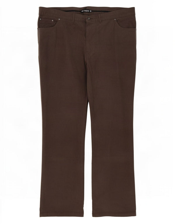 Marks & Spencer Gerade Cordhose für Herren, W42, L31, Braun, Baumwolle
