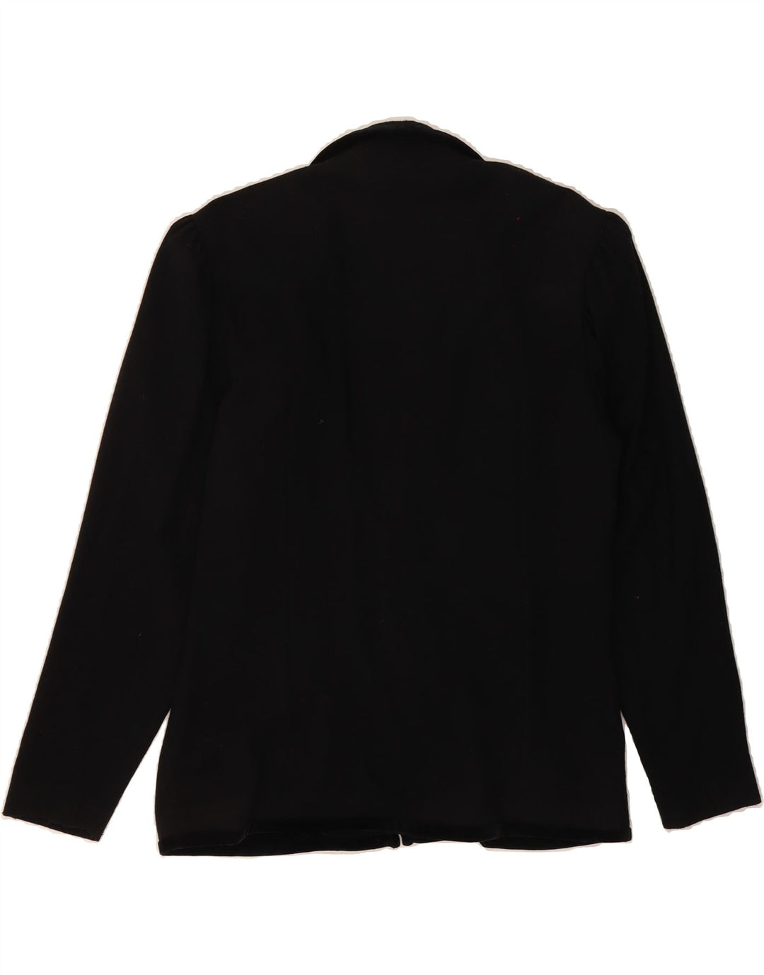 LUISA SPAGNOLI Womens 1 Button Blazer Jacket IT 48 XL Black Wool Vintage Luisa Spagnoli and Second-Hand Luisa Spagnoli from Messina Hembry 