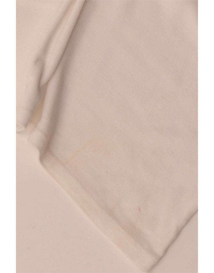 Massimo Dutti Womens T-Shirt Top UK 14 Large White Colourblock