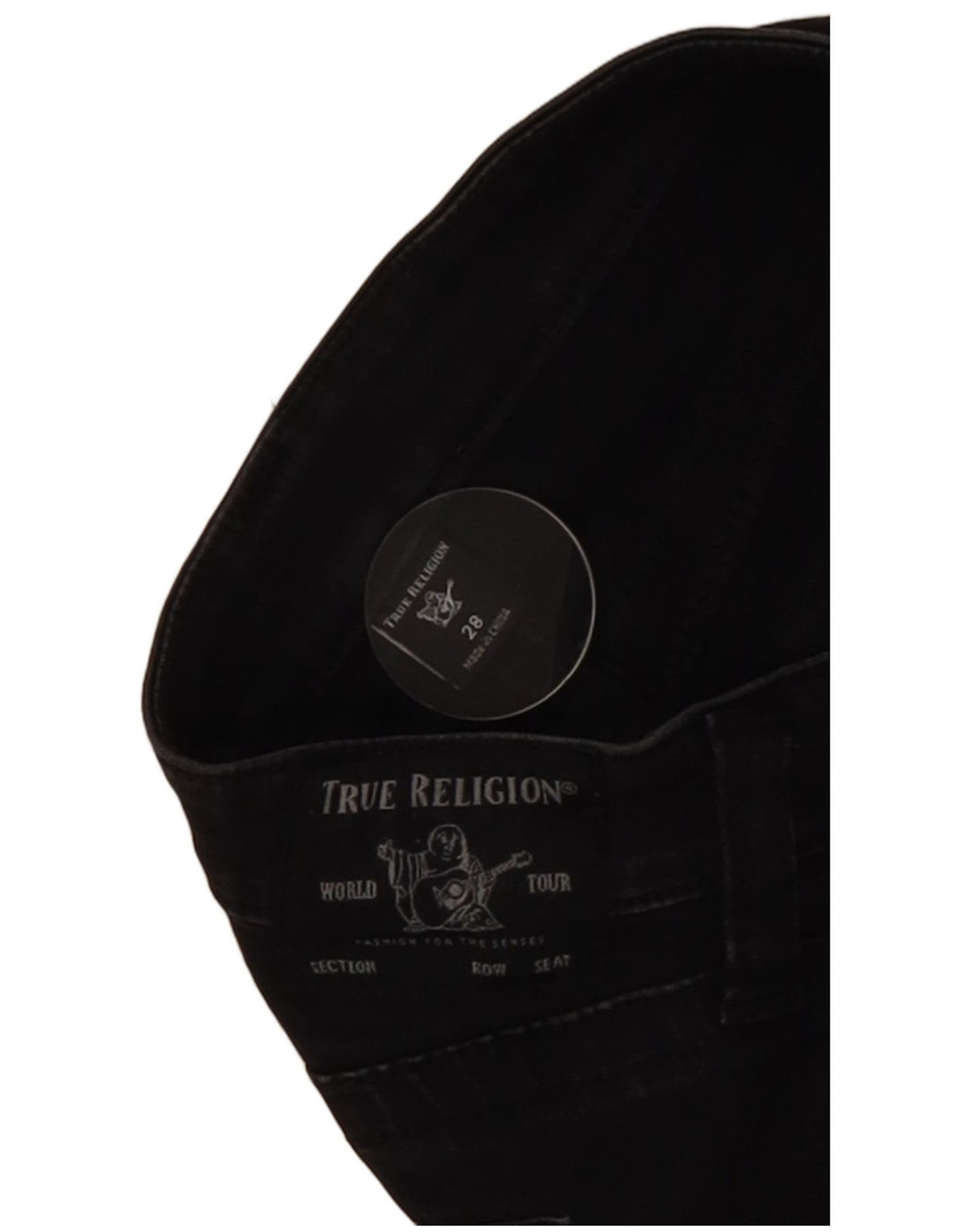 True Religion Womens Skinny Jeans W28 L28 Black