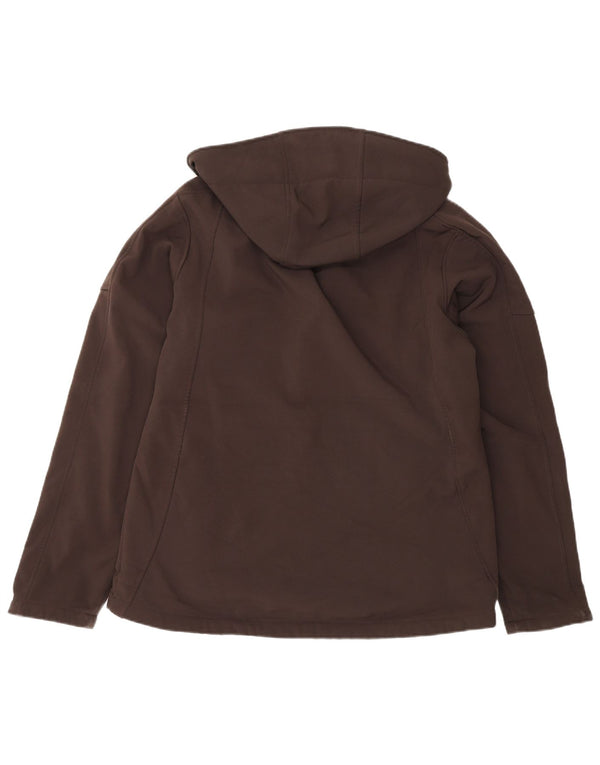 Mountain Warehouse Womens Hooded Windbreaker Jacket UK 14 Large Brown
