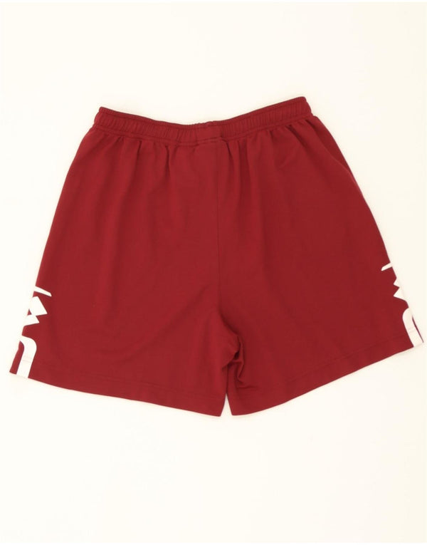 LOTTO Mens Graphic Sport Shorts UK 40/42 Large  Maroon Polyester