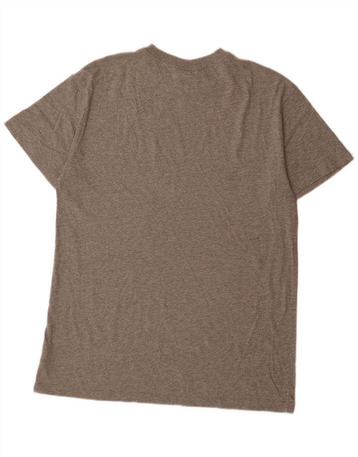 T-shirt da uomo Nike Top grande in cotone grigio