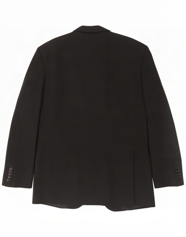Hugo Boss Mens 3 Button Blazer Jacket EU 52 XL Black