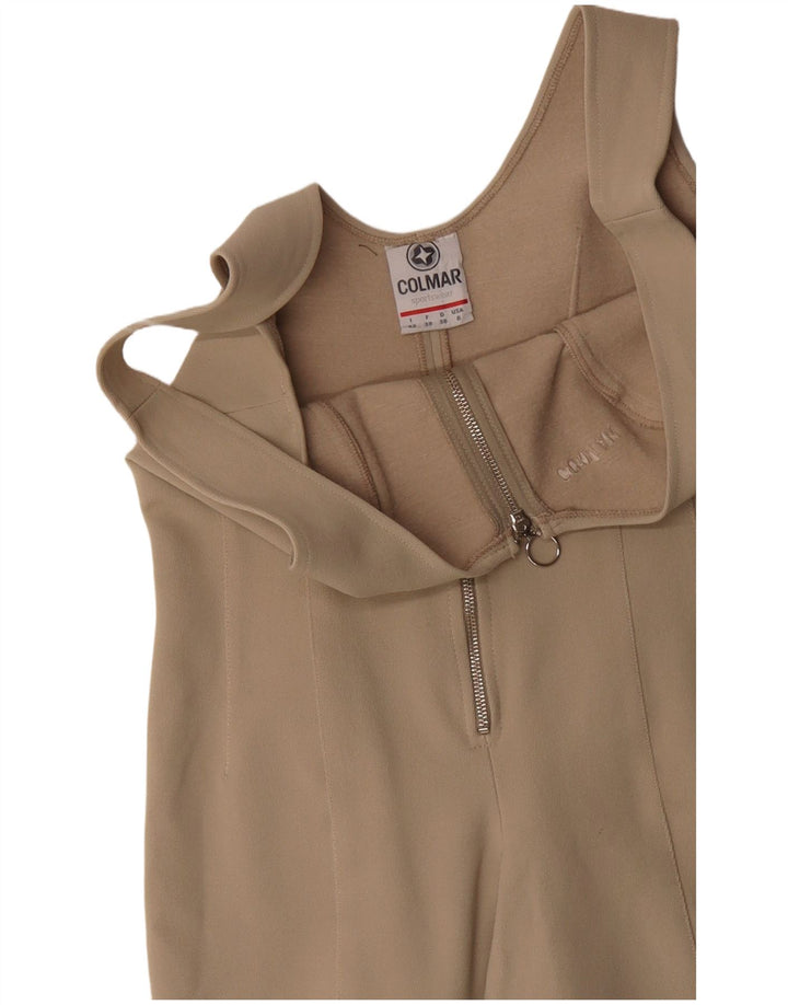 COLMAR Womens Sleeveless Stirrup Jumpsuit IT 42 Medium  Beige