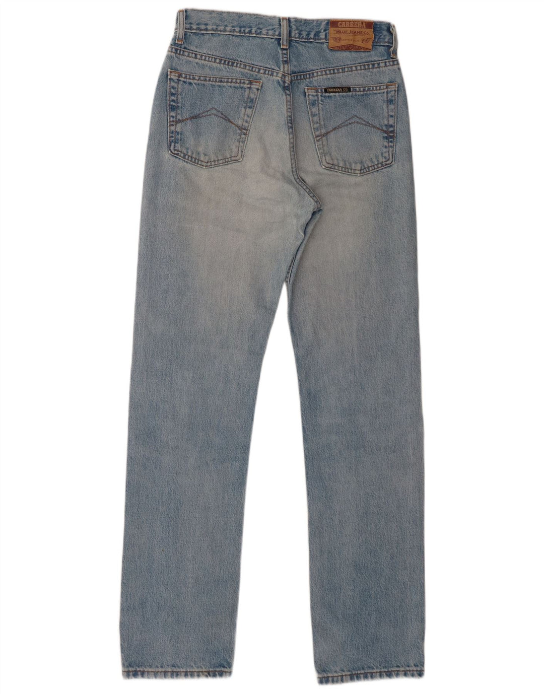 Carrera Mens Distressed Slim Jeans W31 L33 Blue Cotton