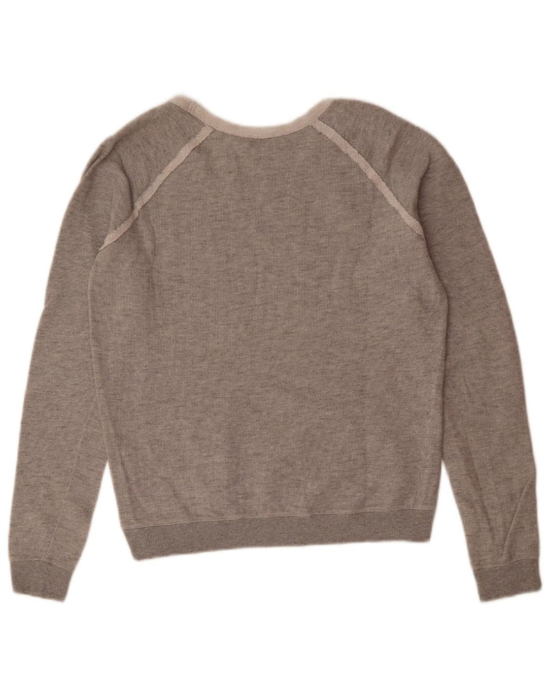 CONVERSE Womens Graphic Sweatshirt Jumper UK 16 Large Grey Cotton