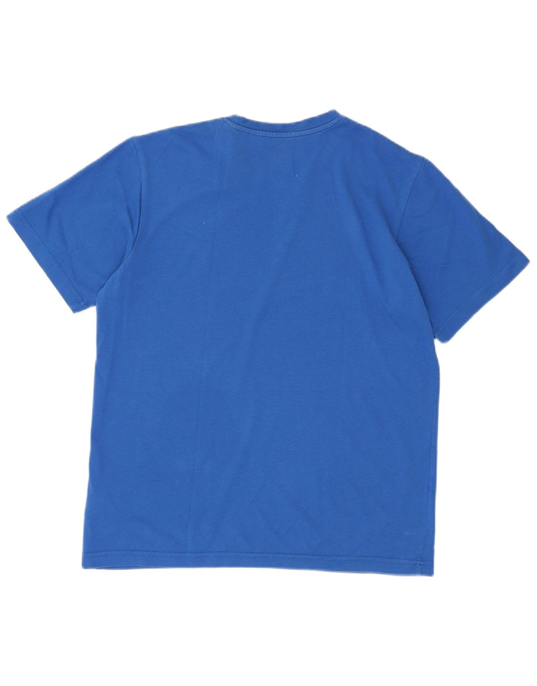 Adidas Mens Climalite Graphic T-Shirt Top Medium Blue Cotton