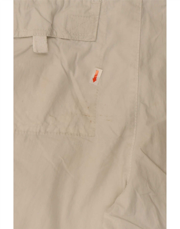 Gaastra Herren-Cargoshorts mit Grafik, Größe S, W29, weiße Baumwolle