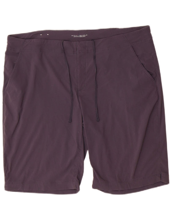 Columbia Ženske Omni-Shield Chino kratke hlače US 18 2XL W40 tamnoplavi najlon