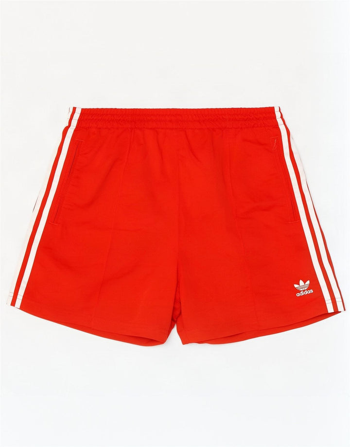 Damskie spodenki sportowe Adidas UK 16/18, duże, czerwone, poliestrowe