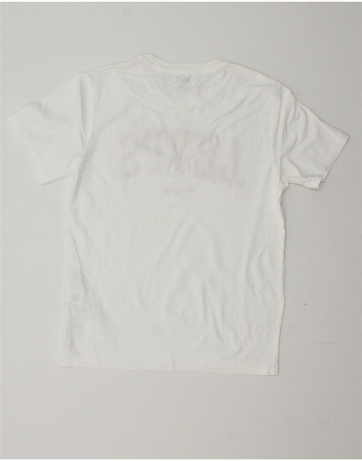 LEVI'S Mens Graphic T-Shirt Top Small White Cotton Vintage Levi's and Second-Hand Levi's from Messina Hembry 