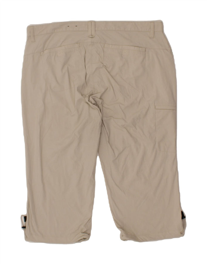 EDDIE BAUER Womens Bermuda Cargo Shorts US 16 2XL W34 Beige Nylon Vintage Eddie Bauer and Second-Hand Eddie Bauer from Messina Hembry 