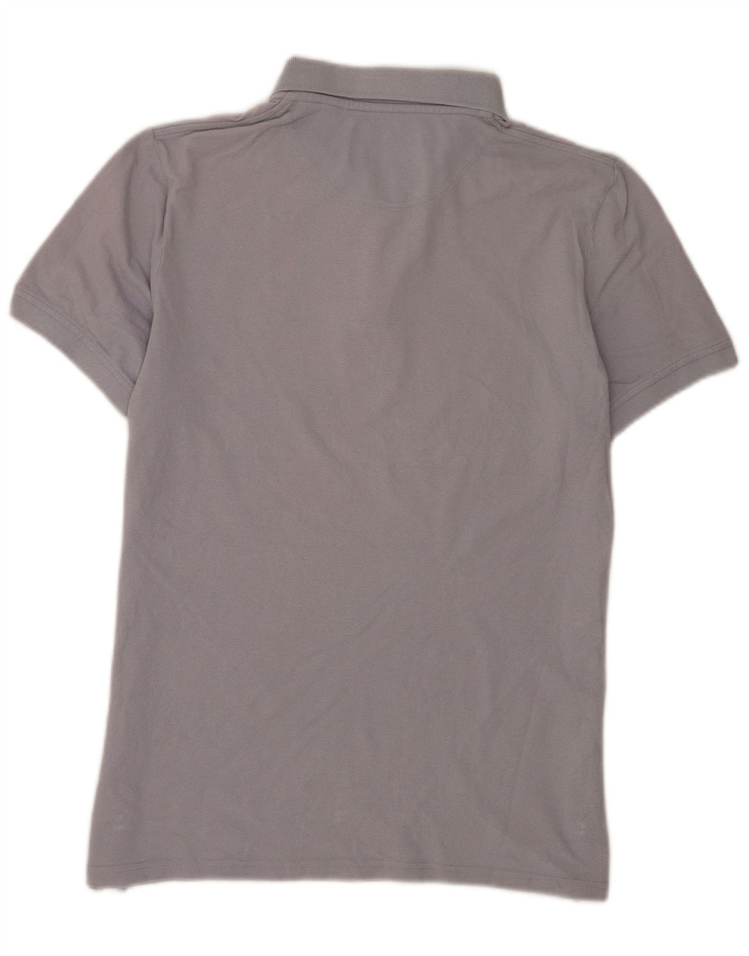 Lyle & Scott Mens Short Sleeve Polo Shirt Large Grey Cotton