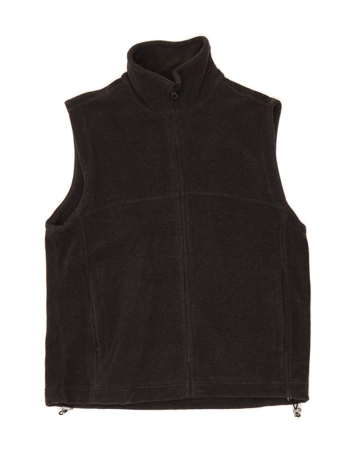 F.LLI CAMPAGNOLO Mens Fleece Gilet UK 38 Medium Grey Polyester Vintage F.LLI Campagnolo and Second-Hand F.LLI Campagnolo from Messina Hembry 