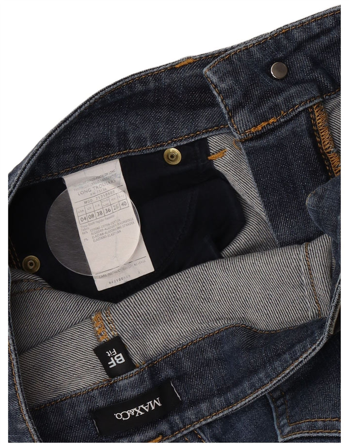 Max & Co. Womens Bootcut Jeans UK 8 Small W28 L29 Blue Cotton