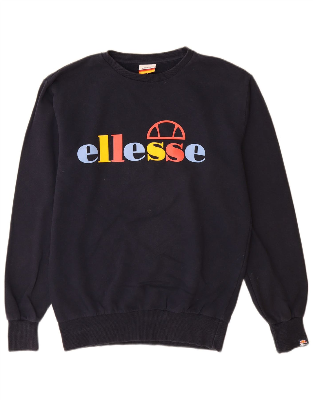 Felpa grafica da uomo Ellesse, maglione medio, blu navy, cotone