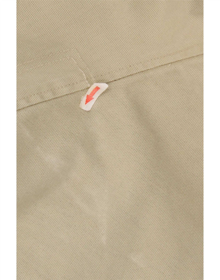 Vintage Mens Bomber Jacket UK 42 XL Beige Colourblock