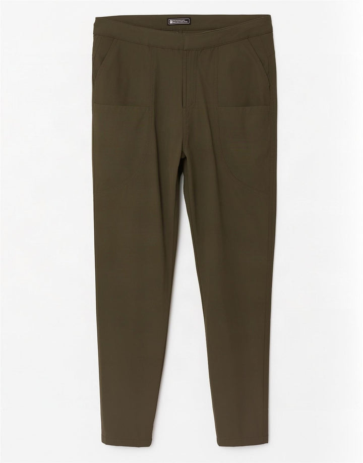 Calça cargo slim masculina Mountain Warehouse W30 L28 poliamida cáqui