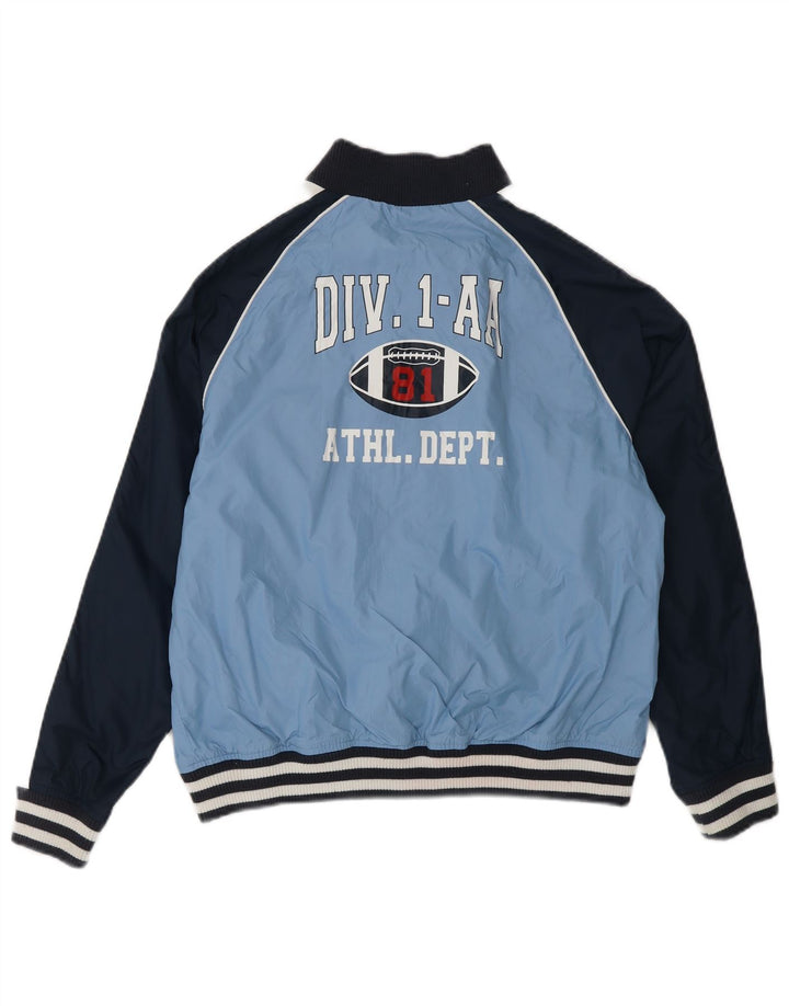 CHAMPION Boys Tracksuit Top Jacket 11-12 Years Large Blue Colourblock