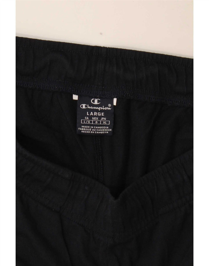 Champion Mens Graphic Sport Shorts Large  Navy Blue