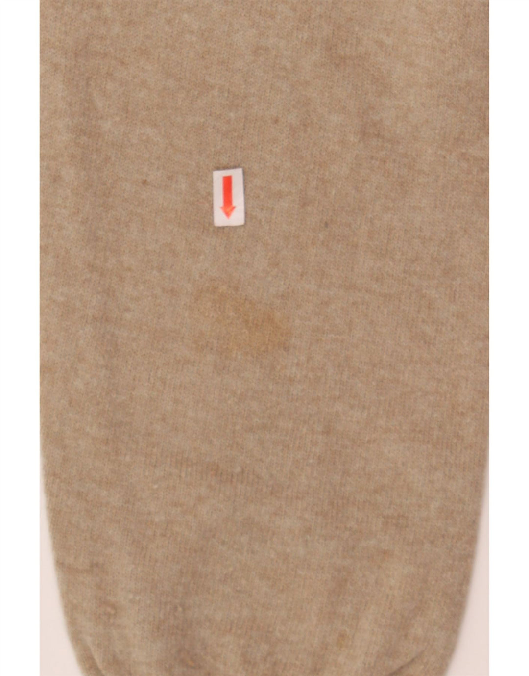 KAPPA Womens V-Neck Jumper Sweater UK 20 2XL Beige Wool Vintage Kappa and Second-Hand Kappa from Messina Hembry 
