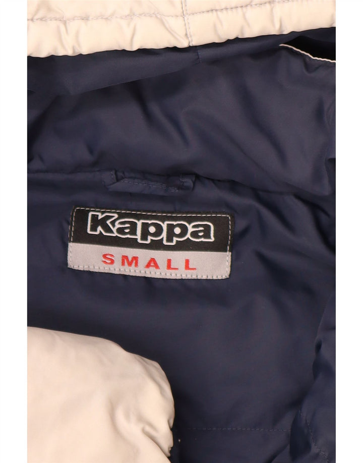 Giacca imbottita con cappuccio da uomo Kappa UK 36 Small Off White Poliammide