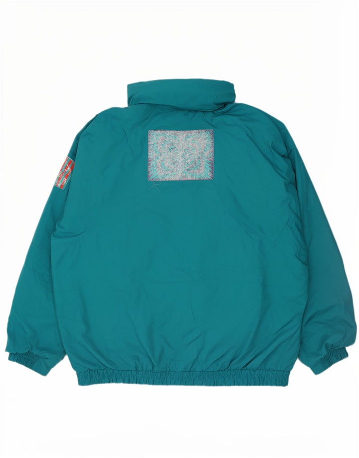 Sergio Tacchini Chaqueta de esquí acolchada para hombre UK 42 XL Poliéster verde