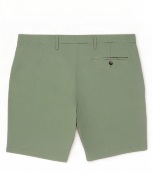 Marks & Spencer Mens Chino Shorts W42 2XL Green Cotton