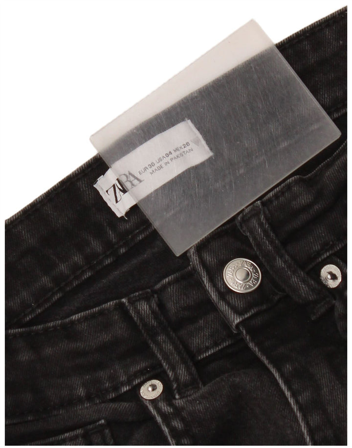 Zara Womens Bootcut Jeans EU 36 XS W26 L25 Black
