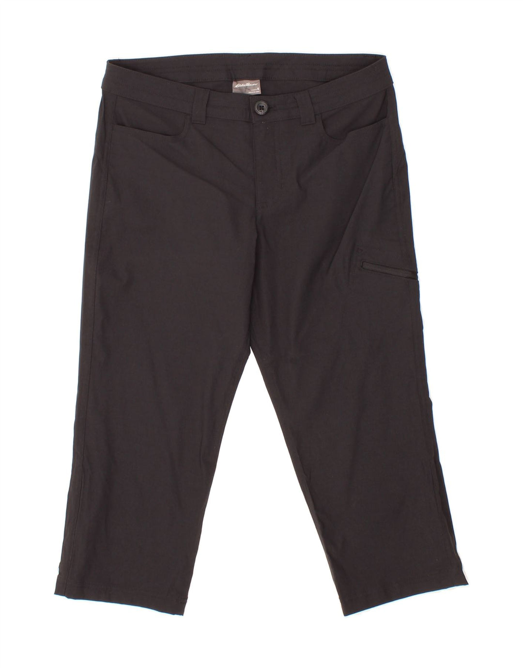 EDDIE BAUER Womens Straight Cargo Trousers US 6 Medium W30 L21 Black Nylon Vintage Eddie Bauer and Second-Hand Eddie Bauer from Messina Hembry 