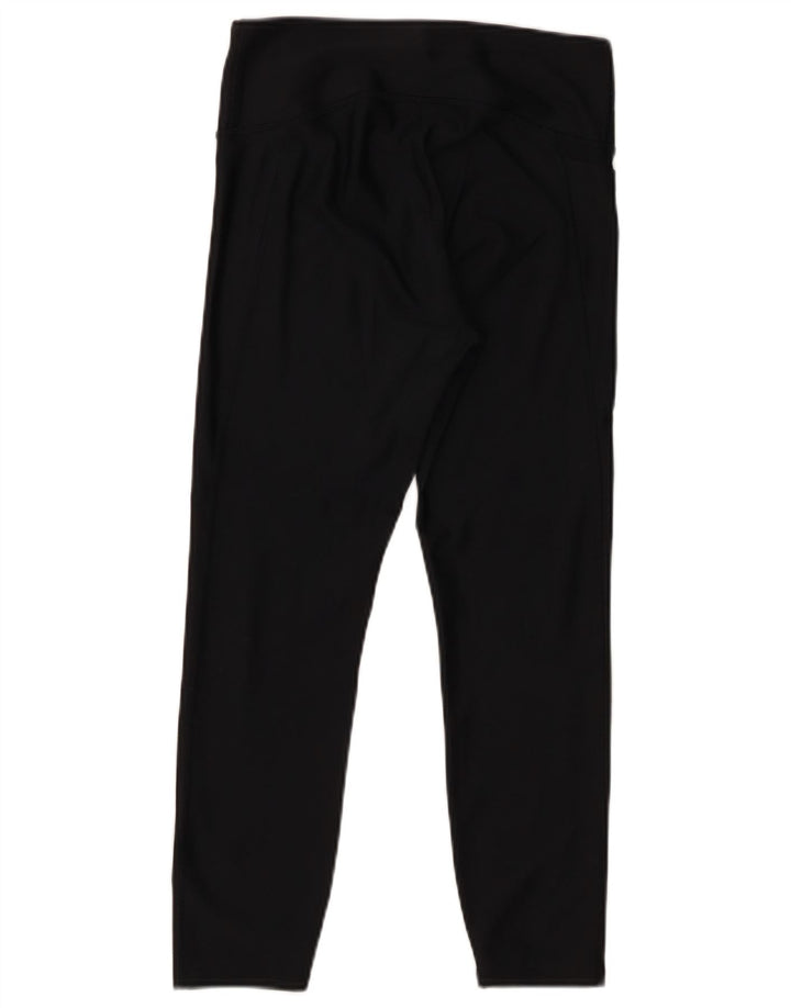 Under Armour Damen Kompressions-Crop-Leggings UK 14 Medium Schwarz