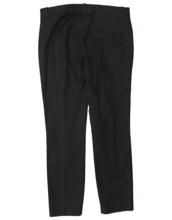 Zara Womens Slim Casual Trousers EU 38 Small W28 L28 Black