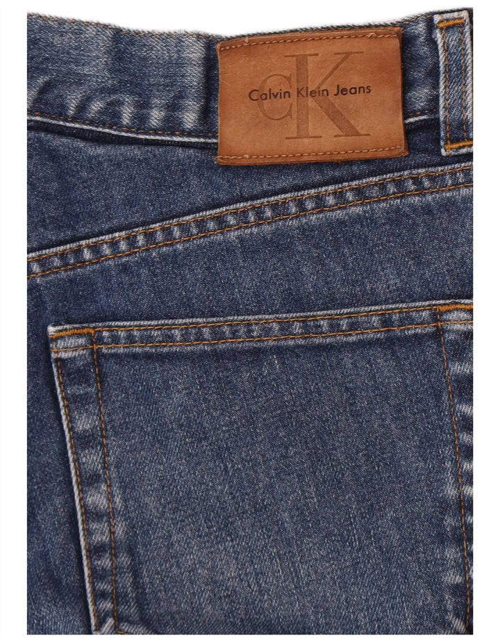 Męskie jeansy Calvin Klein Straight W31 L30 Niebieskie