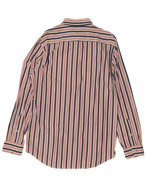 Tommy Hilfiger Uomo New York Fit Camicia Grande Cotone a Righe Multicolori
