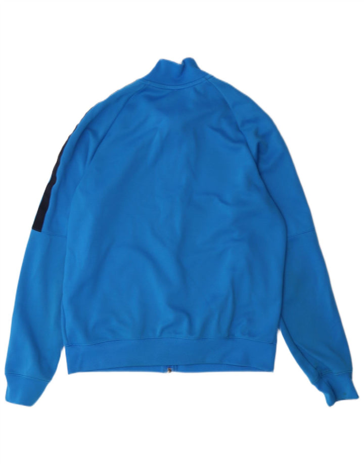 Giacca superiore della tuta da uomo Nike in poliestere blu medio