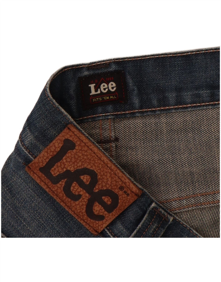 LEE Boys Distressed Slim Jeans 11-12 Years W26 L30 Blue Cotton