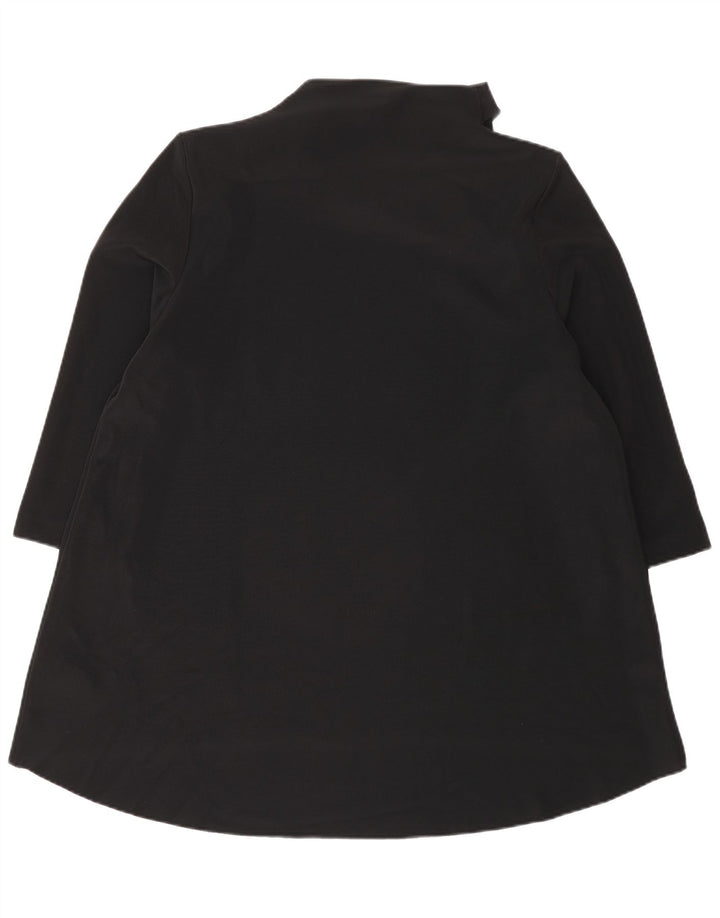 Cos Womens 3/4 Sleeve Tunic Dress UK 14 Medium Black Polyester