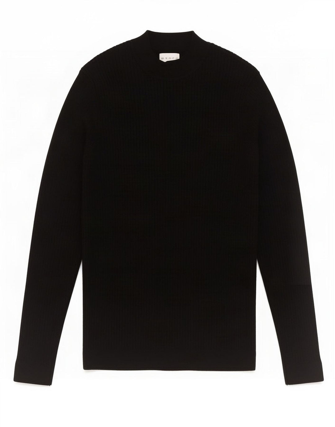 Zara Mens Turtle Neck Jumper Sweater Medium Black Viscose