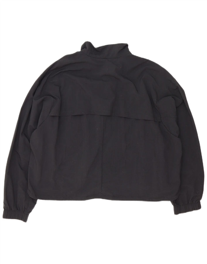 Adidas Veste de survêtement surdimensionnée pour femme UK 12/14 Noir moyen